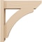 Ekena Millwork 8-in W x 32-in D x 32-in H Thorton Slat Rough Cedar Woodgrain TimberThane Outlooker, Primed Tan OUTUR080X32X32THR24RCPR - alternate 6